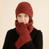 Neige Alpaca-Blend 3-Piece Set in rust