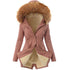 Rosewood Sherpa-Lined Parka in rose